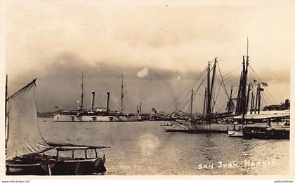 Puerto Rico - SAN JUAN - Harbor - REAL PHOTO