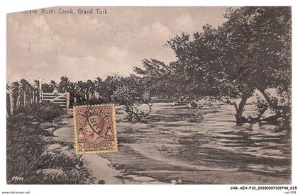 CAR-AEHP10-0614-TURQUES-ET-CAIQUES - Scene north creek - Grand turk - Vendu en etat