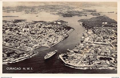 Curaçao - WILLEMSTAD - Aerial view - Publ. Boekhandel Salas