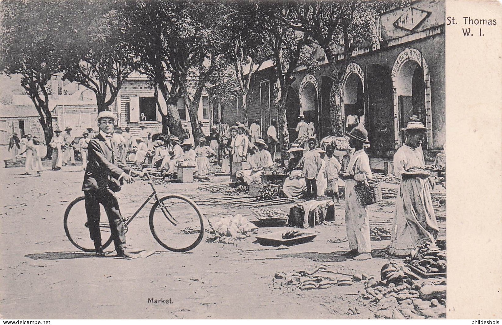 ANTILLES  SAINT THOMAS  Market