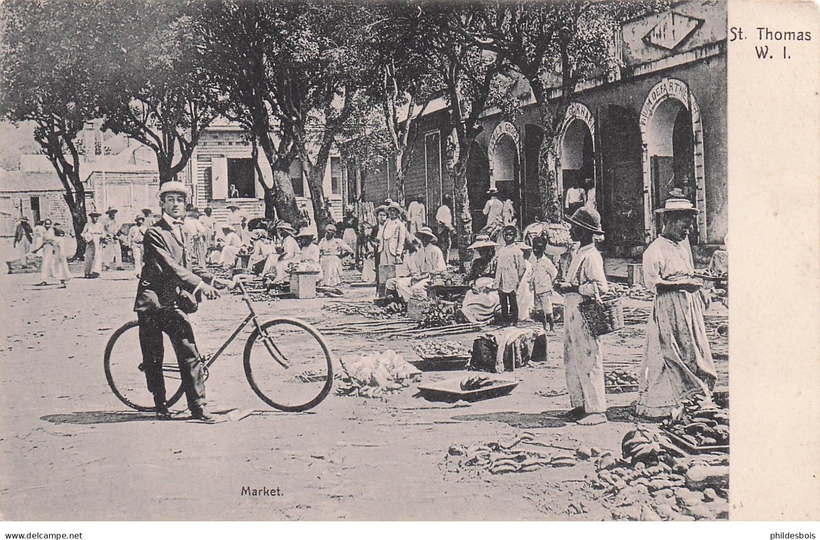 ANTILLES  SAINT THOMAS  Market