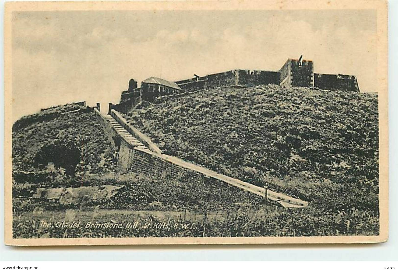 Antilles - St KITTS - B.W.I. - The Citadel Brimstone Hill