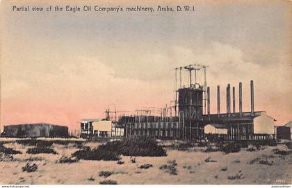 ARUBA - Partial view of the Eagle Oil Company's machinery - Publ. S. Q. Oduber, Panama Bazar