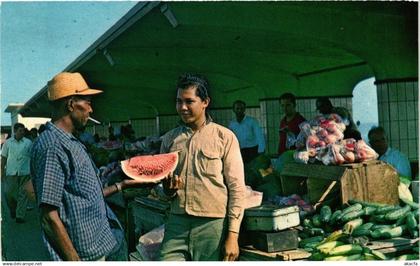CPM Oranjestad. Fruitmerchants on the market. ARUBA (660451)