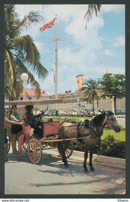 NASSAU vintage postcard Bahamas