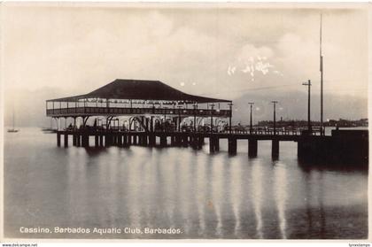 L526 Barbados Cassino Barbados Aquatic Club 1932 real photo vintage postcard