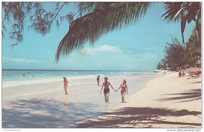 AK Barbados W. I. Dover Beach Barbuda Strand Antillen Karibik Caribic West Indies