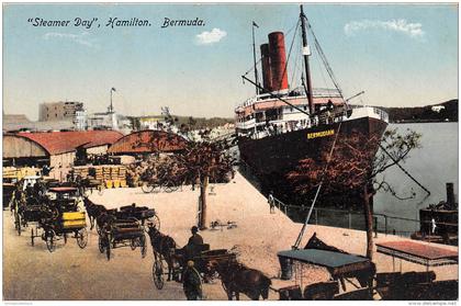 BERMUDES / Steamer Day - Hamilton
