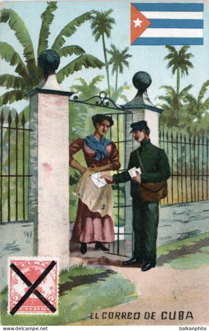 Cuba Posta and Flag