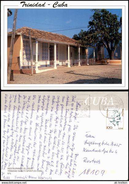 Postcard Kuba allgemein Haus-Ansicht Trinidad Cuba 2001
