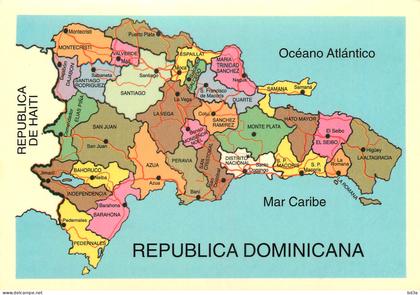 REPUBLICA DOMINICANA CARTE GEOGRAPHIQUE