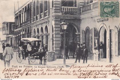 HAITI - Port au Prince, Banque Nationale 1904