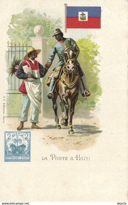 PC HAITI, LA POSTE A HAITI, Vintage Postcard (b29279)