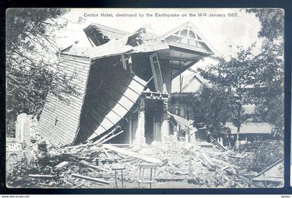 cpa de la Jamaïque Croton Hôtel destroyed  by the Earthquake on the 14th january 1907 FEV22-95