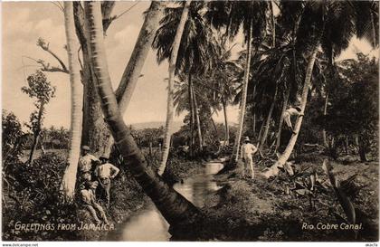 PC JAMAICA GREETINGS FROM JAMAICA - RIO COBRE CANAL (a79426)