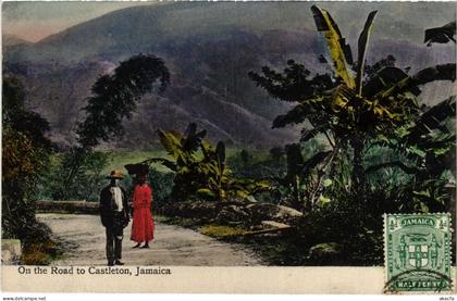 PC JAMAICA ON THE ROAD TO CASTLETON, JAMAICA (a79392)