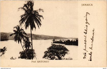 PC JAMAICA PORT ANTONIO JAMAICA PALM TREES RIVER (a79419)