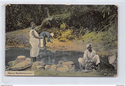 Saint Lucia - Native Washerwomen - Publ. Clarke & Co. 18