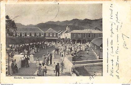 Saint-Vincent - Market, Kingstown - Publ. Wilson