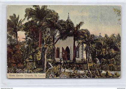 Saint Lucia - River Dorée Church - Publ. Clarke & Co. 12