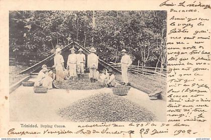 Trinidad - Drying cocoa - Publ. unknown