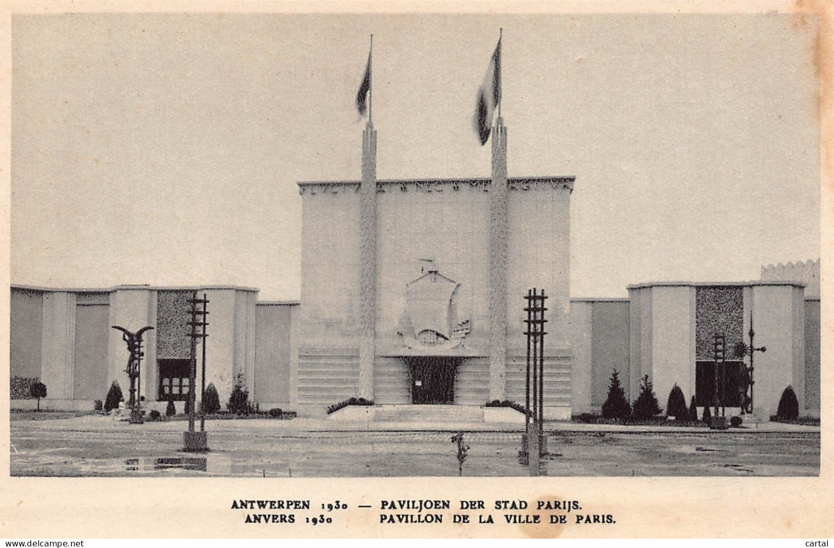 ANTWERPEN 1930 - Paviljoen der Stad Parijs.