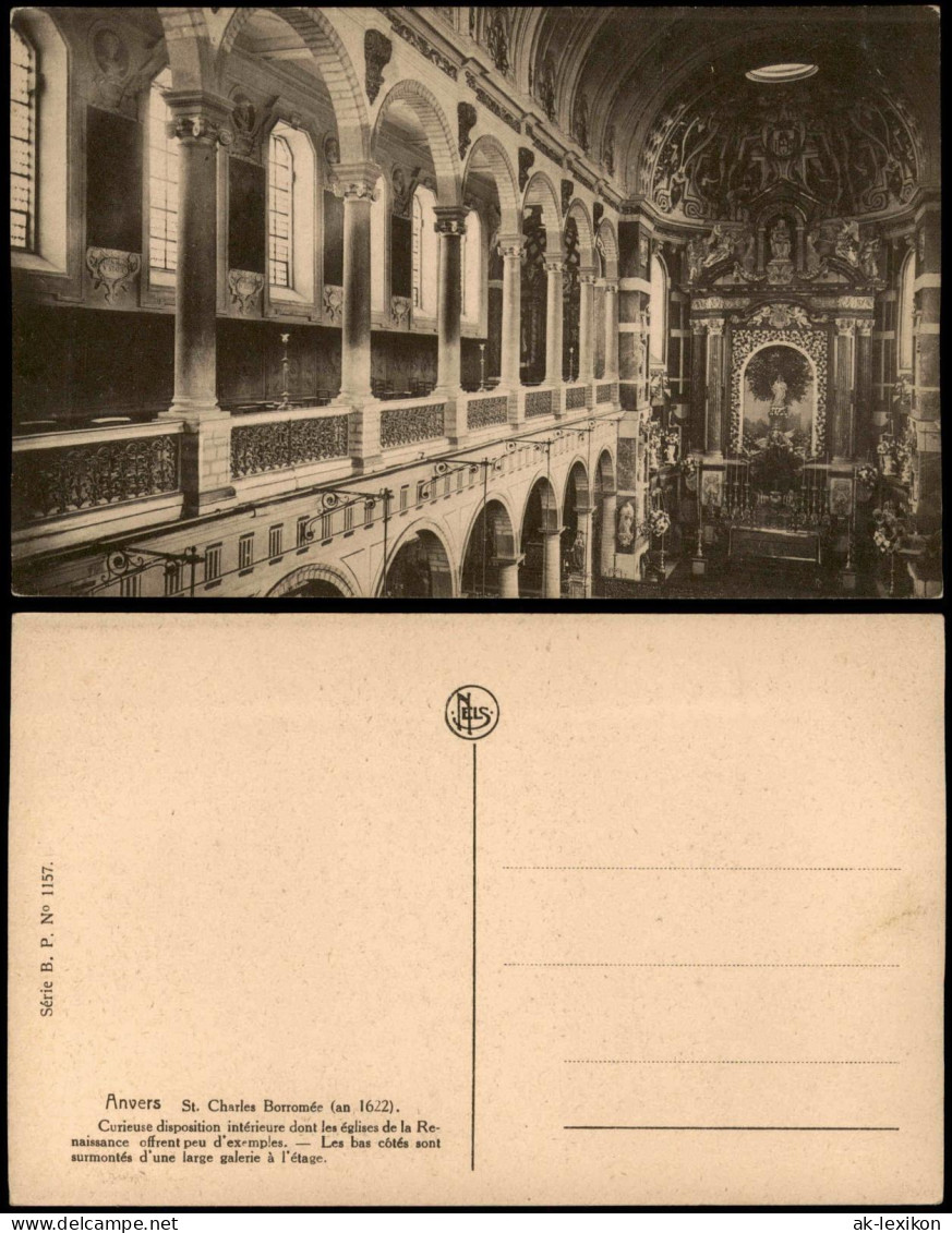 Antwerpen Anvers Anvers St. Charles Borromée (Gebäude-Innenansicht) 1910