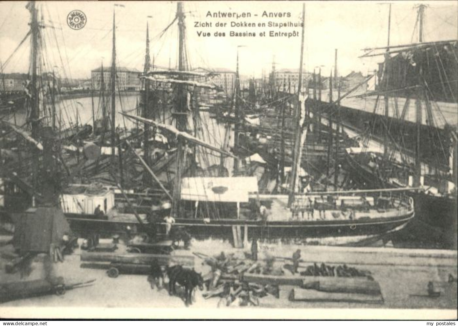Antwerpen Anvers Dokken Stapelhuis Bassins Entrepot
