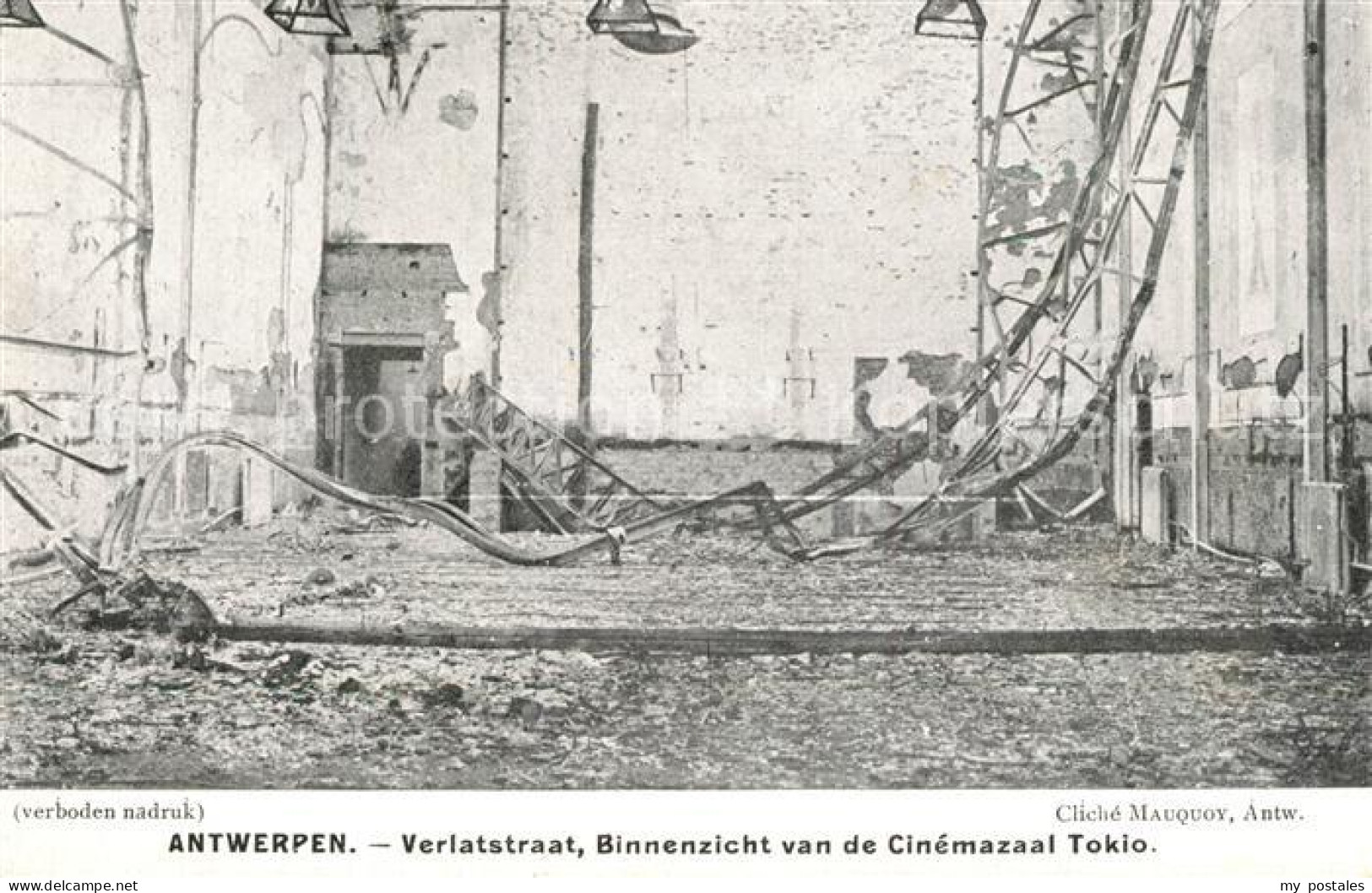 Antwerpen Anvers Verlatstraat Binnenzicht van de Cinemazaal Tokio