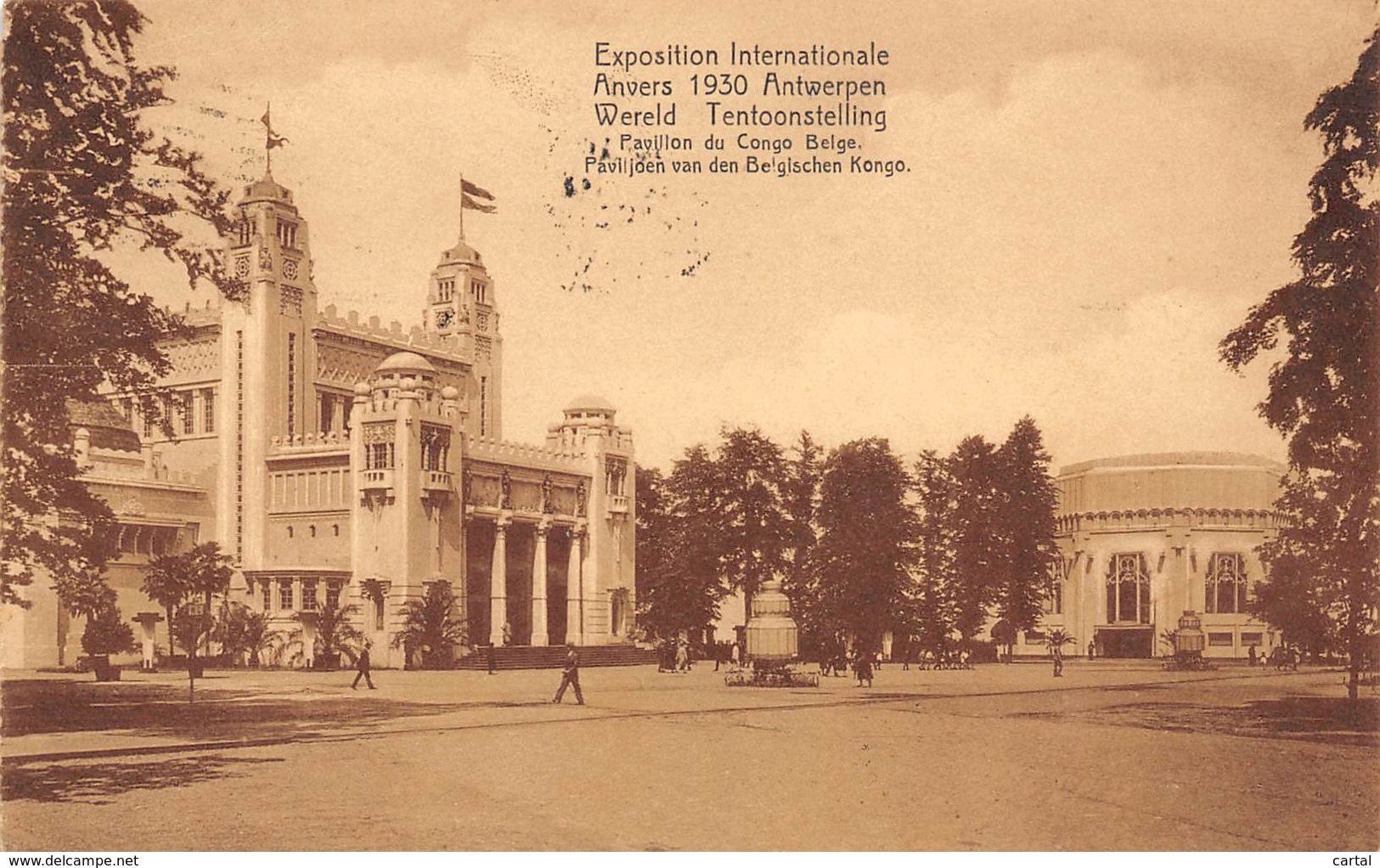 ANTWERPEN - Wereld Tentoonstelling 1930 - Paviljoen van den Belgischen Kongo