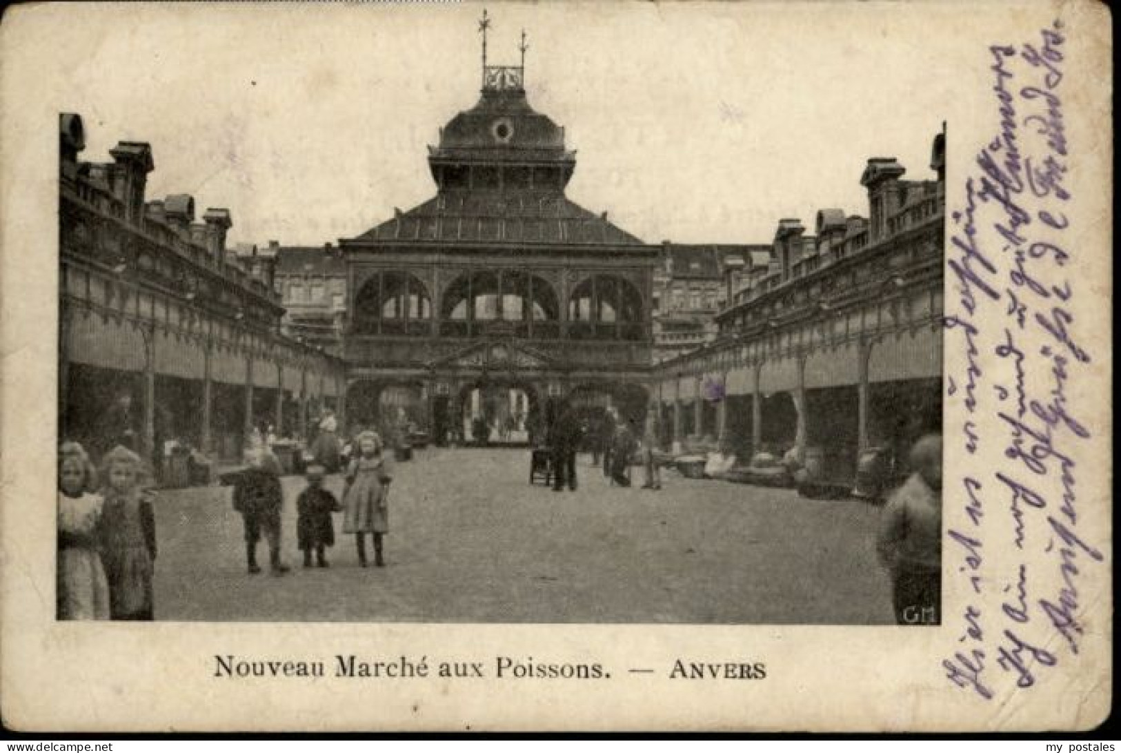 Anvers Antwerpen Anvers Marche Poissons