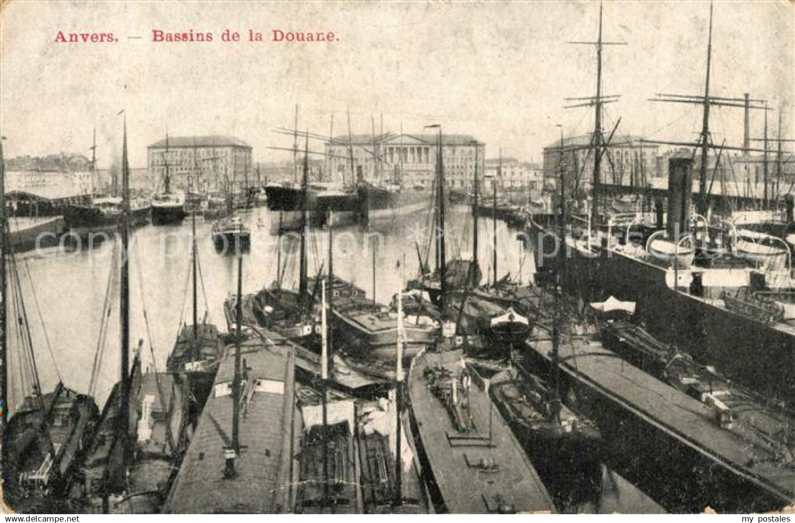 Anvers Antwerpen Bassins de la Douane