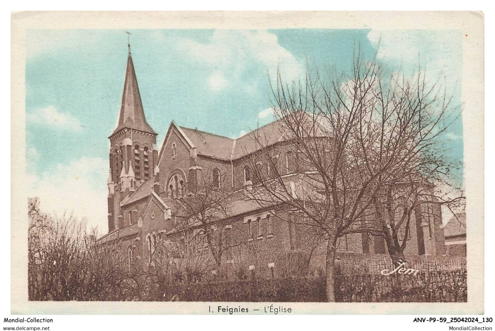ANVP9-0602-59 - FEIGNIES - l'église