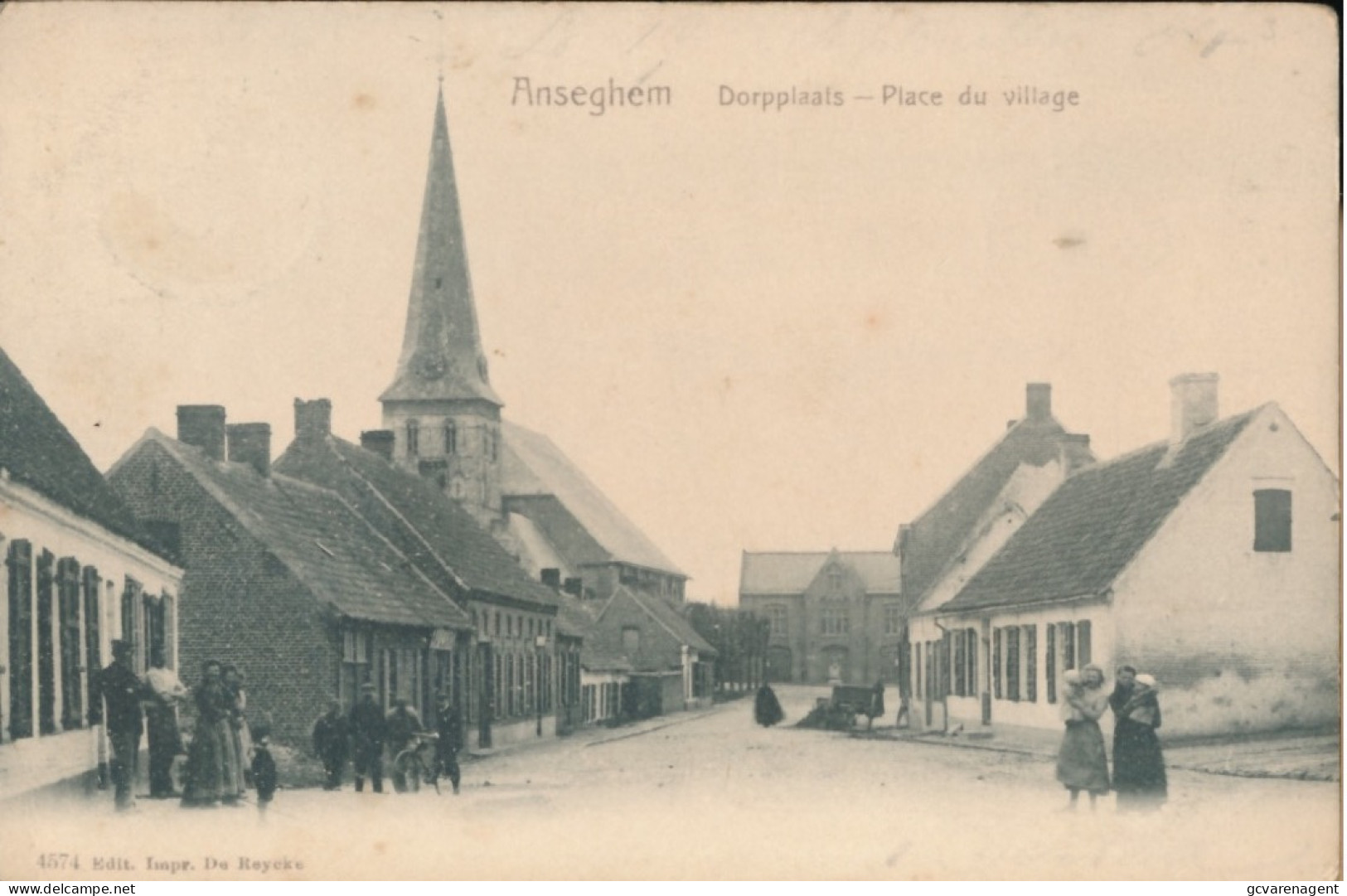 ANZEGEM    DORPPLAATS.