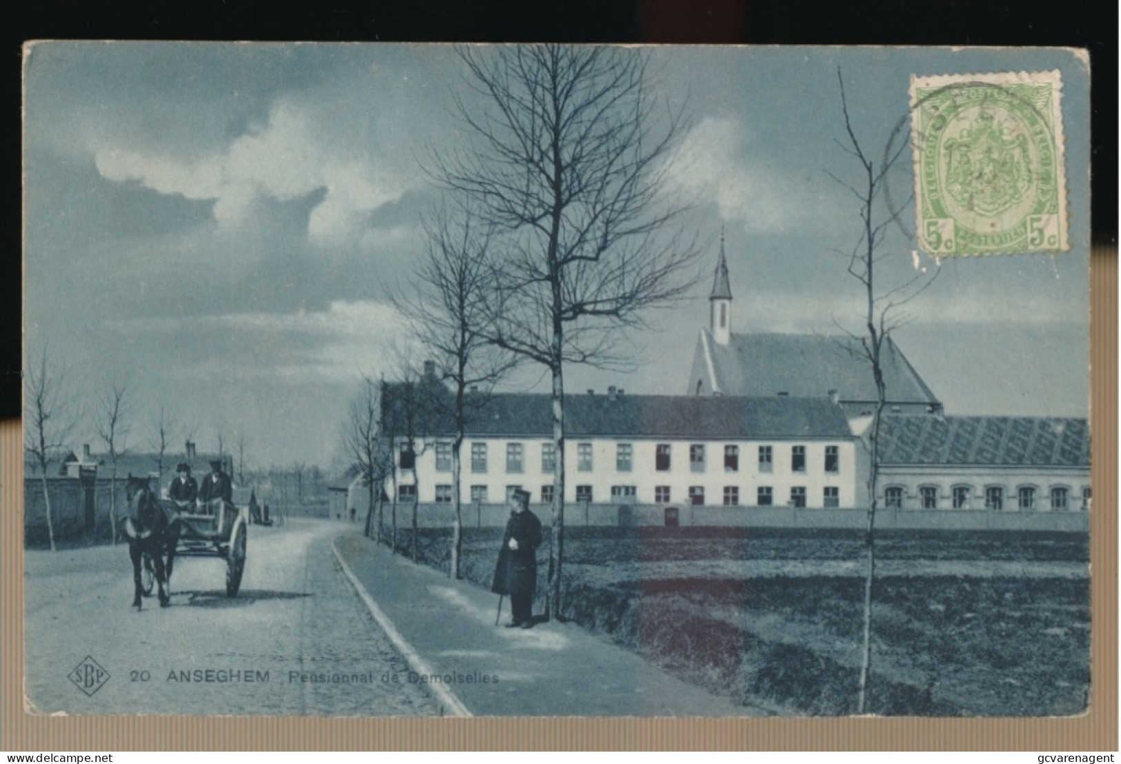 ANZEGEM.     SBP      PENSIONNAT DE DEMOISELLES