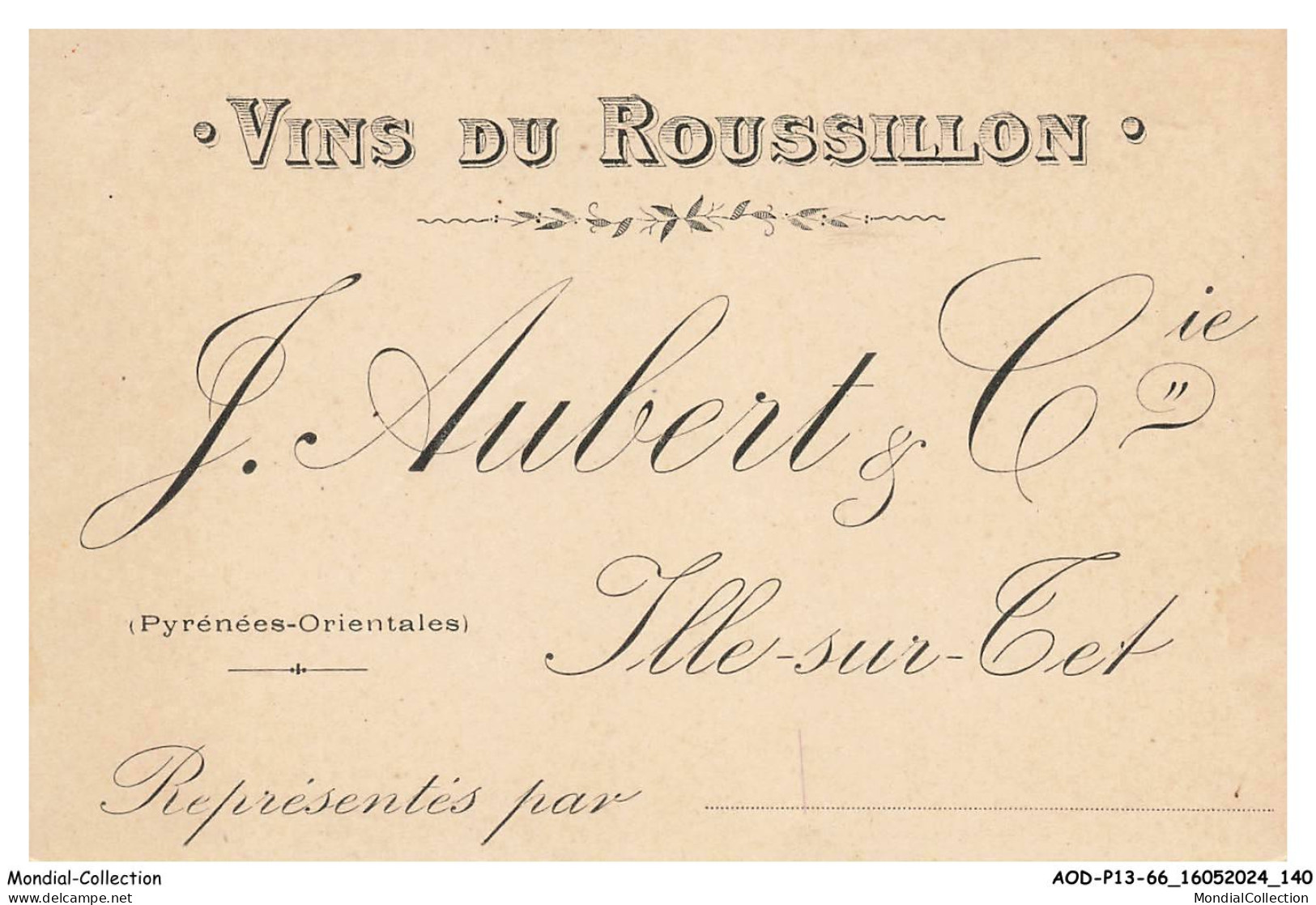 AODP13-0972-66 - ROUSSILLON - vins du Roussillon