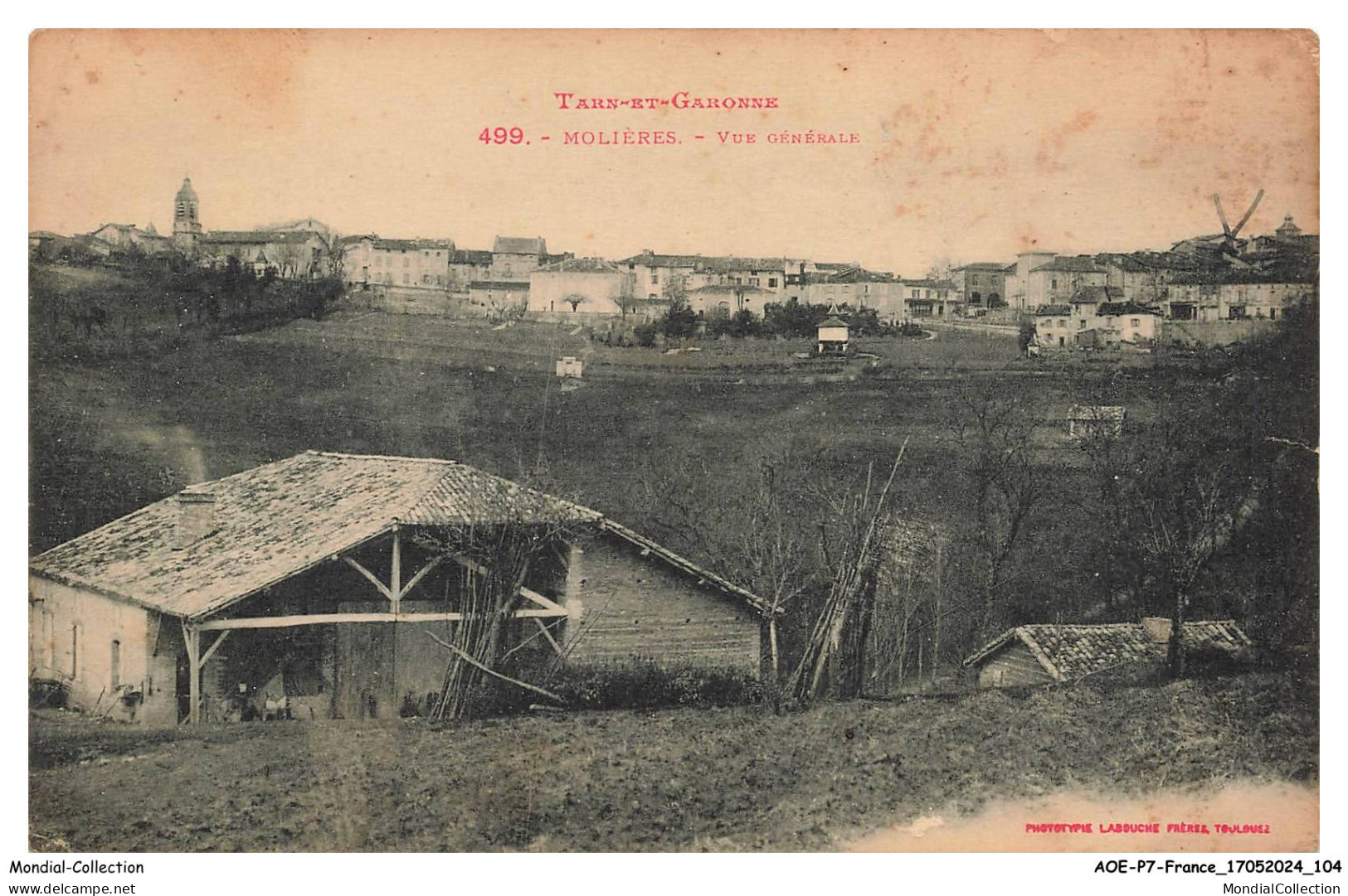 AOEP7-0607-82 - MOLIERES - vue générale