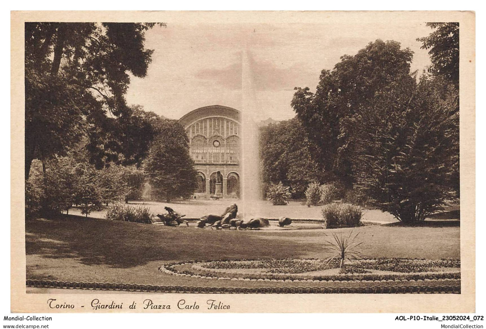 AOLP10-0709-ITALIE - TORINO - Giardini di Piazza Carlo Felice