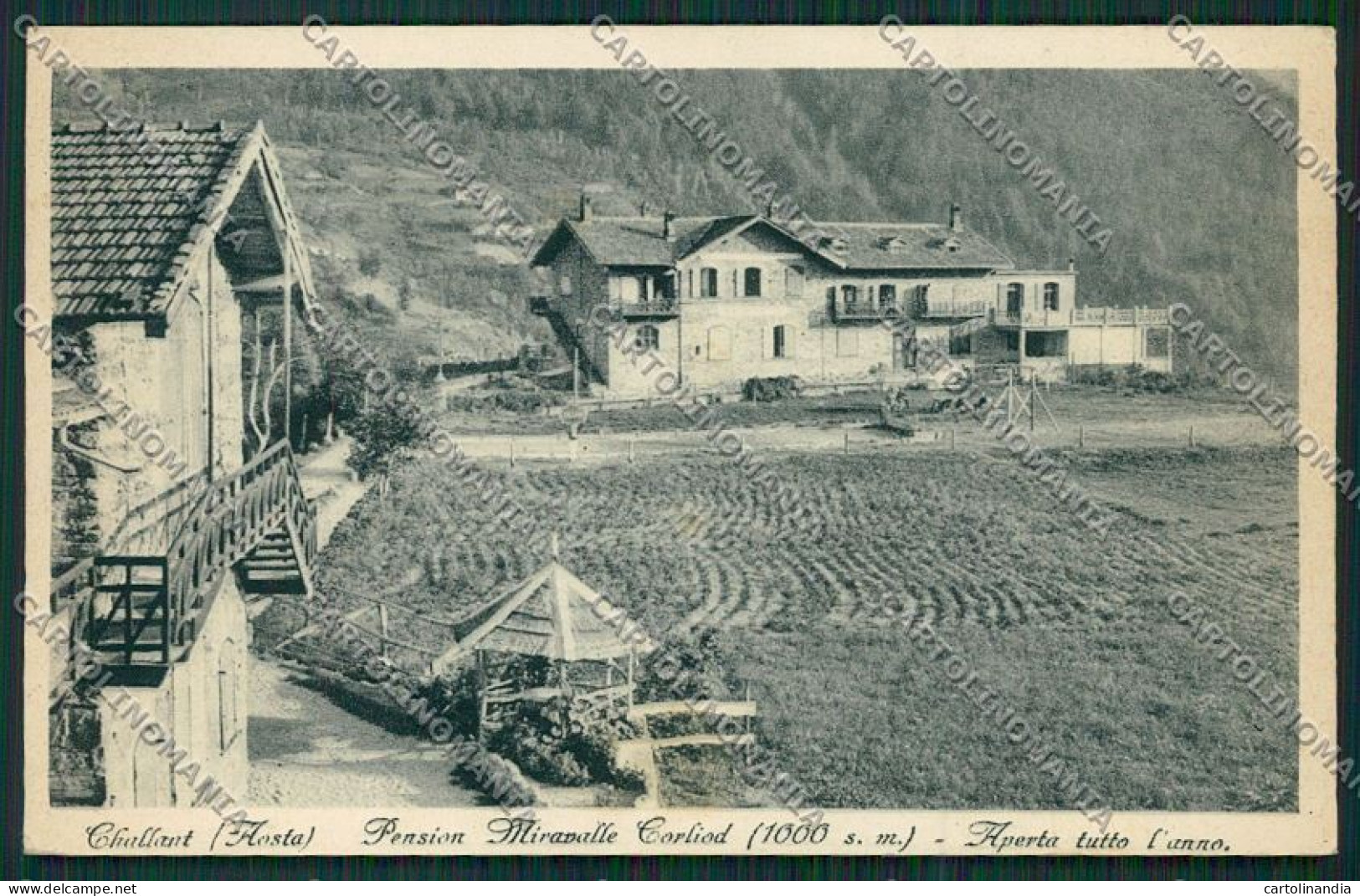 Aosta Challant cartolina QQ6173