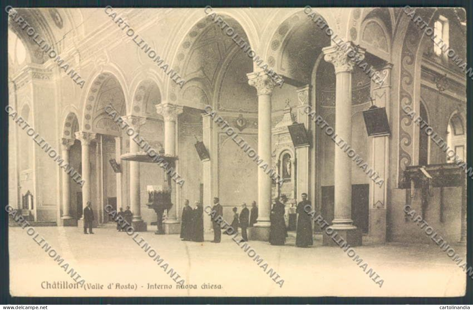 Aosta Chatillon cartolina MQ4141