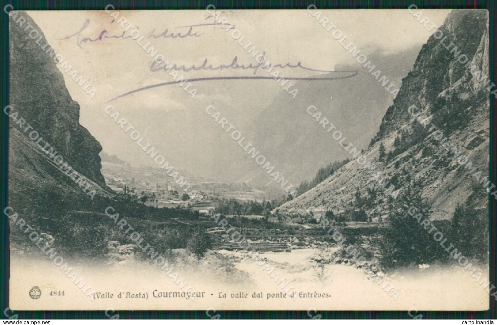 Aosta Courmayeur cartolina KV6251