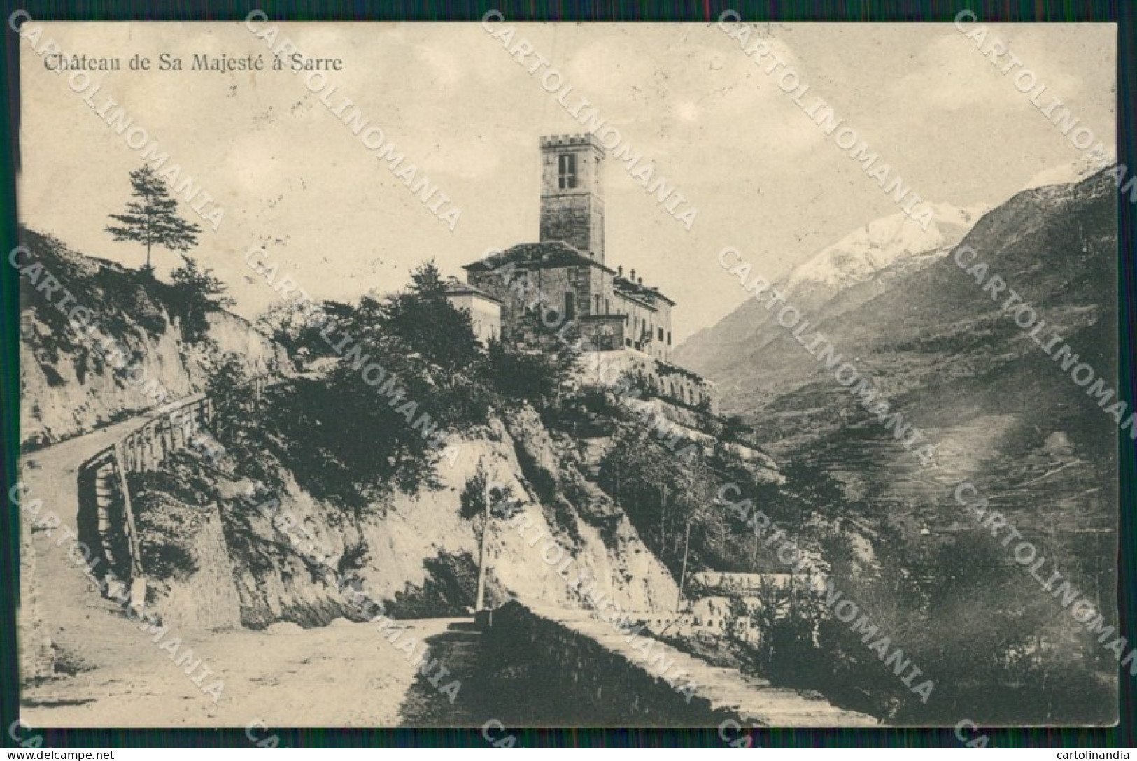 Aosta Sarre Castello Reale di cartolina MT2941