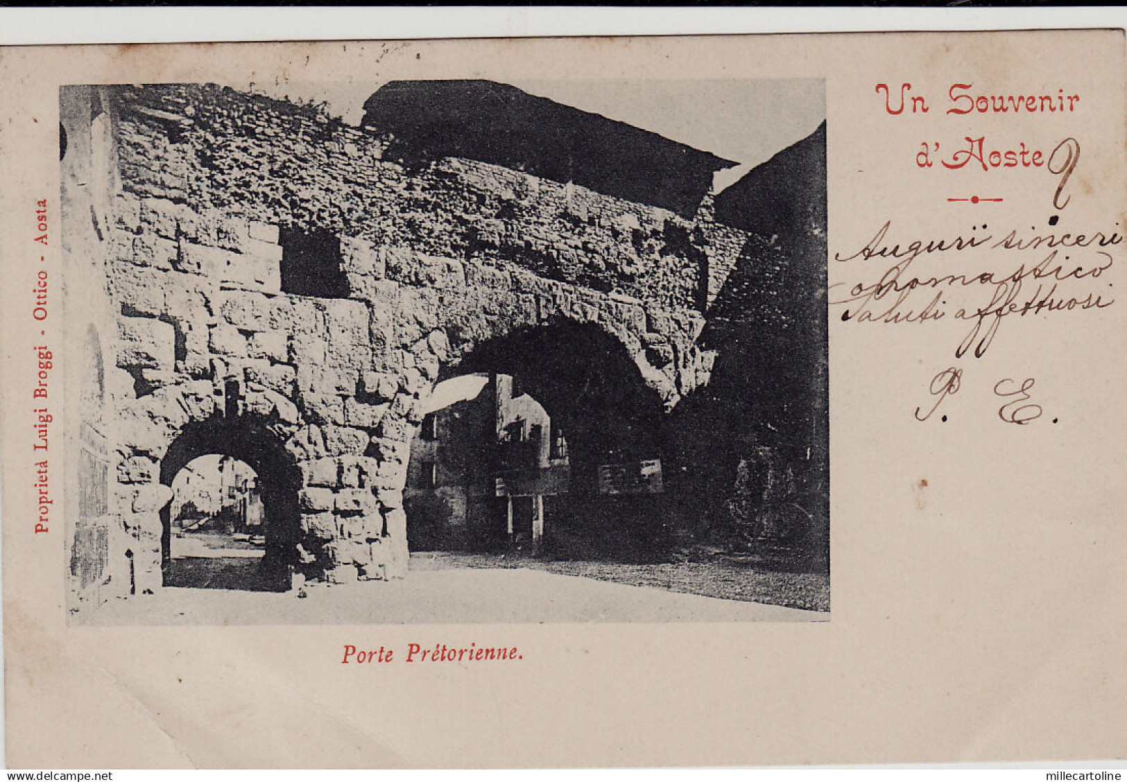 #AOSTA: SOUVENIR- PORTE PETORIANNE