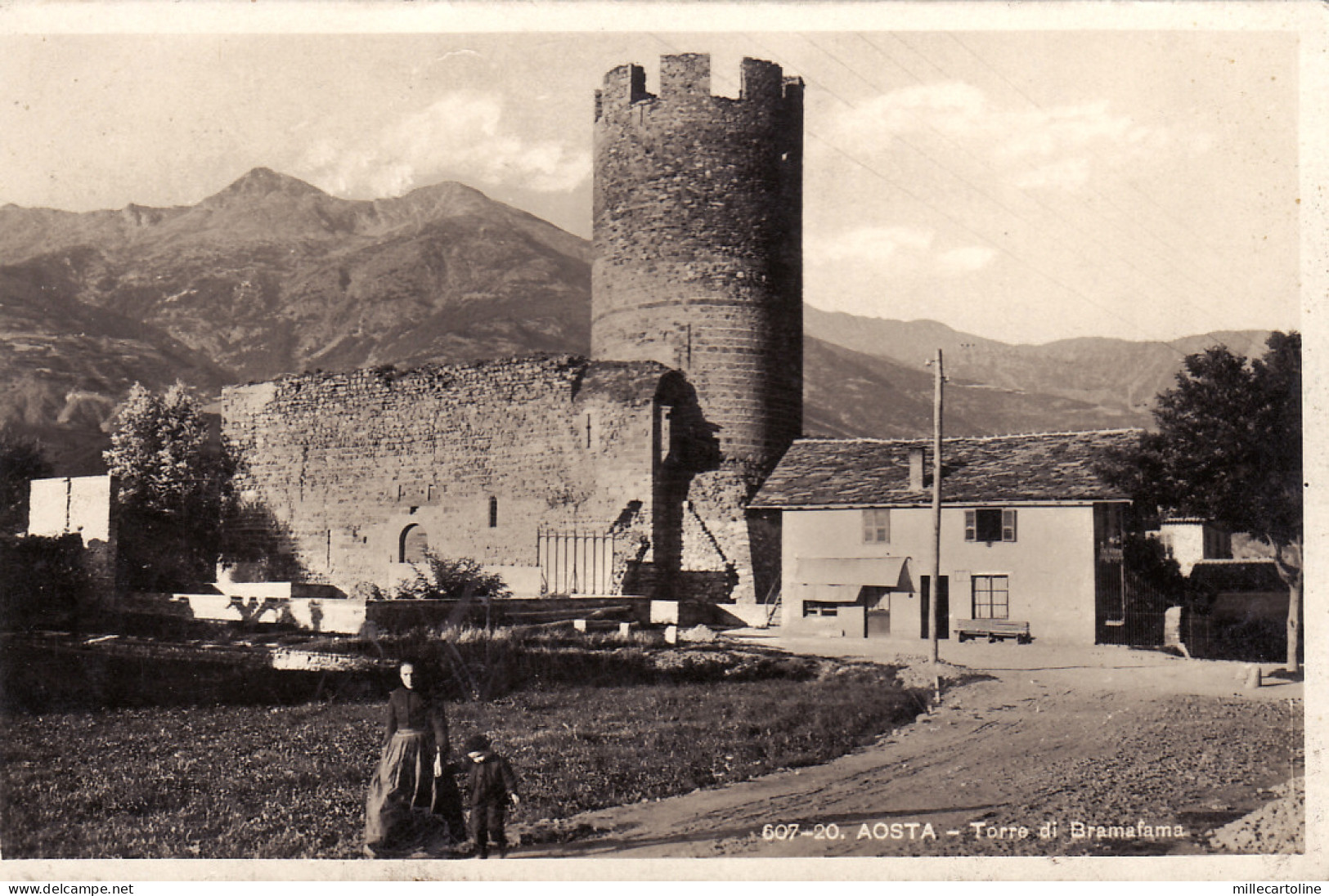 #AOSTA: TORRE DI BRAMAFAMA