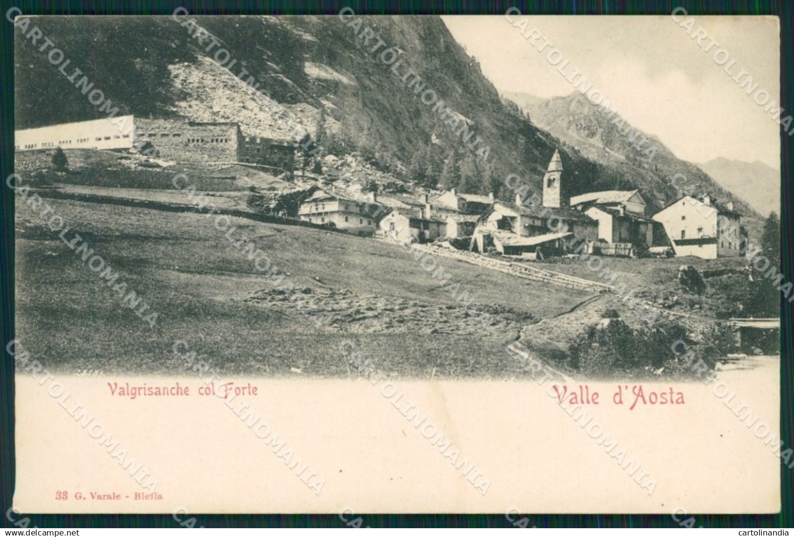 Aosta Valgrisenche cartolina MT2965