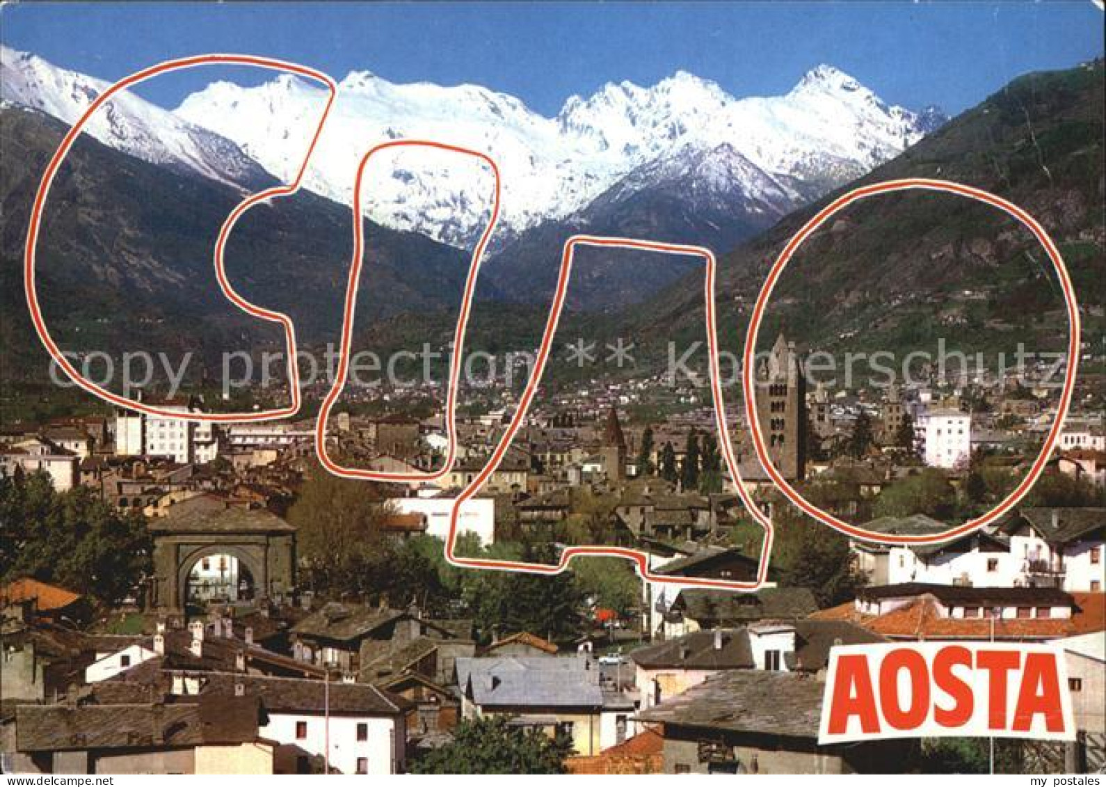 Aosta Valle d Aosta Panorama