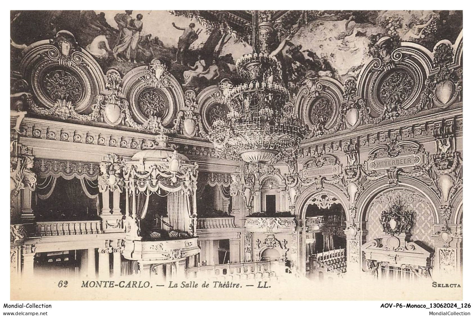 AOVP6-0428-MONACO - MONTE-CARLO - la salle de théatre