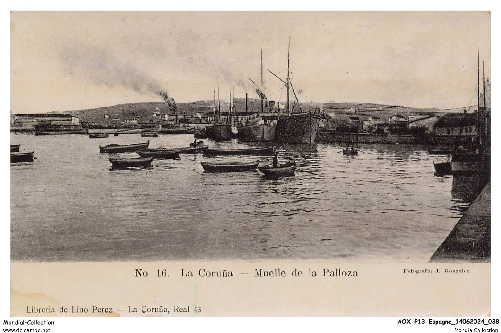 AOXP13-0867-ESPAGNE - LA CORUNA - Muelle de la palloza