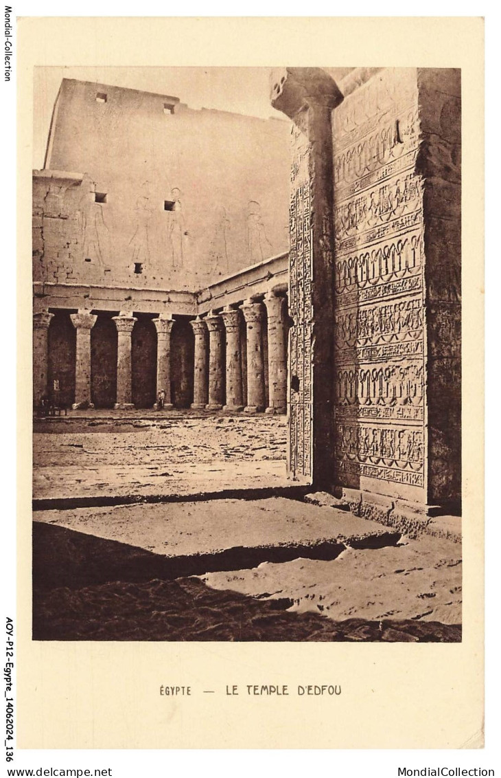 AOYP12-0795-EGYPTE - Le temple d'EDFOU
