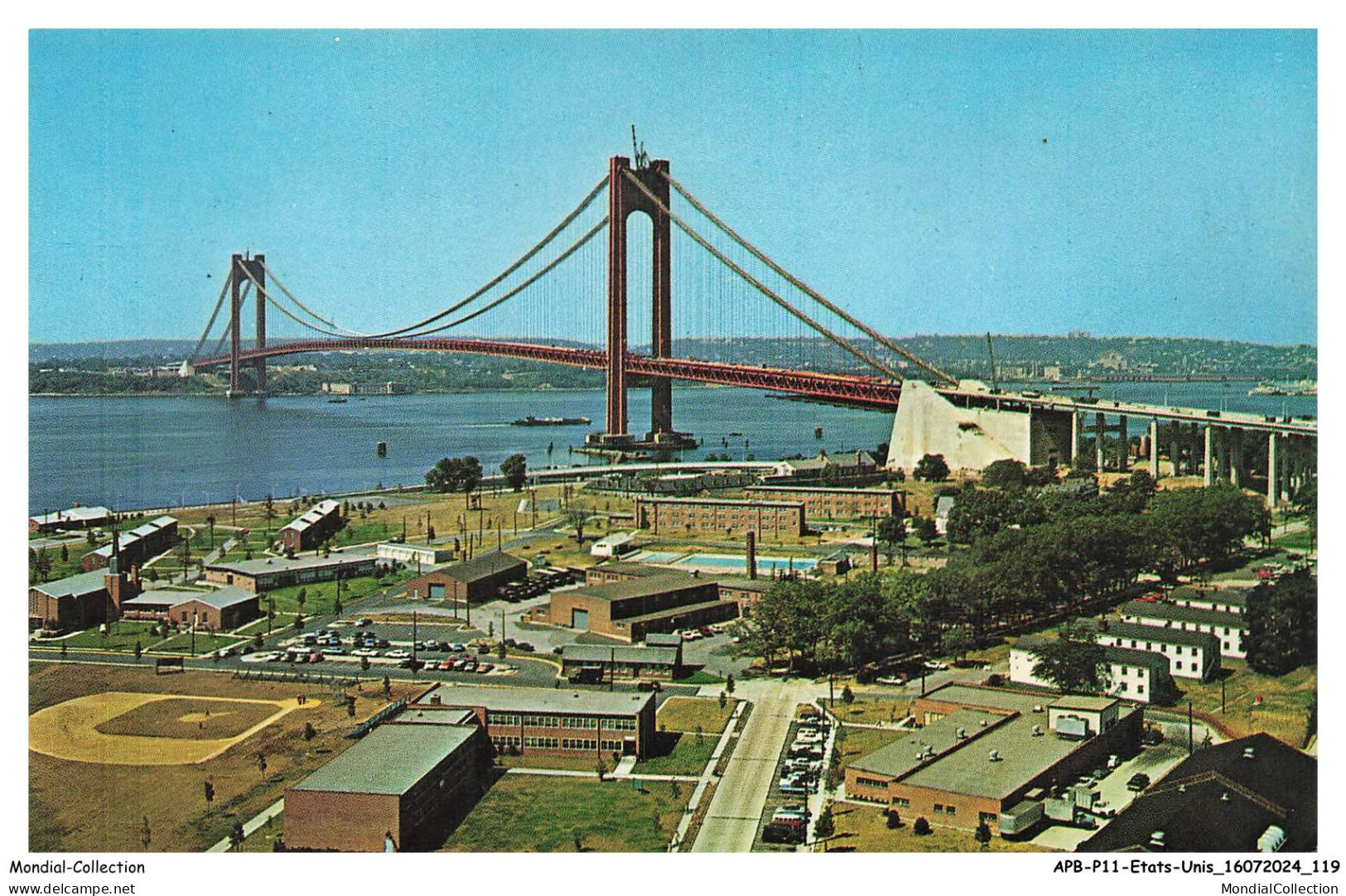 APBP11-0816-ETATS-UNIS - a panoramic view of verrazano-narrows bridge